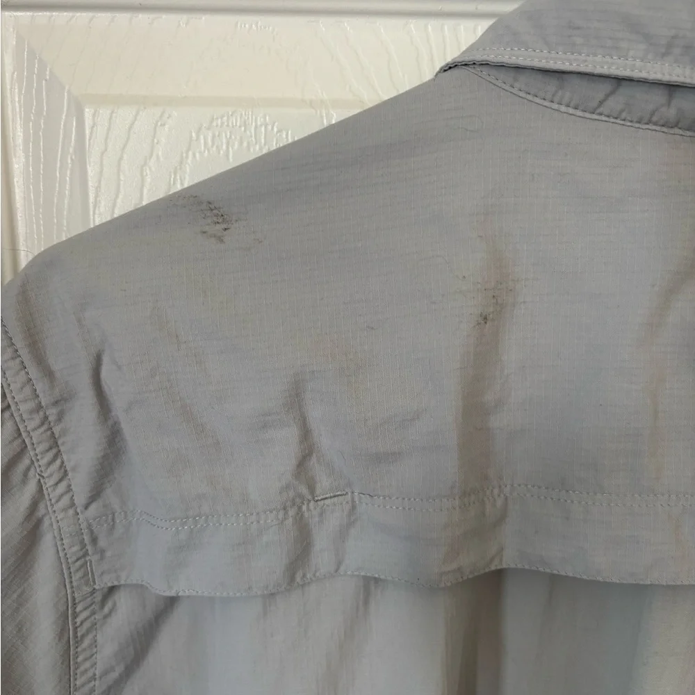 The North Face Men's Gray Button-Down Shirt